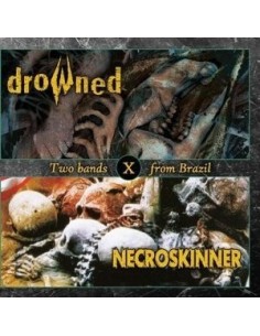 Necroskinner /Drowned- "Two Bands form Brazil" (split)
