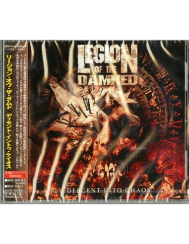 LEGION OF THE DAMNED(リージョンオブザダムド):DESCENT INTO CHAOS 国内盤 |  casadoultrassom.com.br - ロック、ポップス（洋楽）